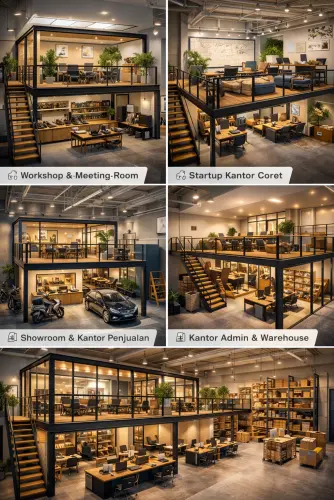 Mezzanine Ruang Kantor di Serpong Utara