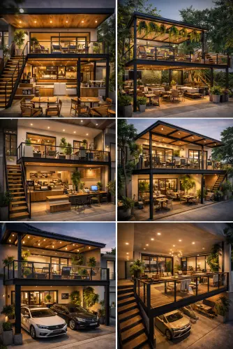 Mezannine Cafe Modern di Serpong Utara