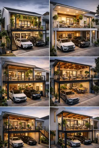 Mezannine Teras Rumah Keren di Serpong Utara